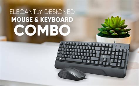 Amazon.in: Buy BRIX KM1911 Wired Keyboard and Mouse Combo, Computer USB ...
