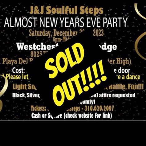 J&J SOULFULSTEPS ALMOST NEW YEARS EVE PARTY, Westchester Elks Lodge ...