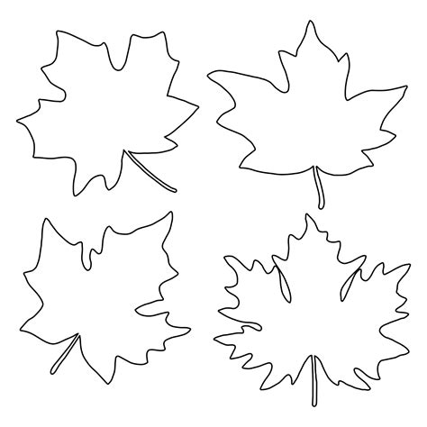 Printable Leaf Patterns 的图像结果