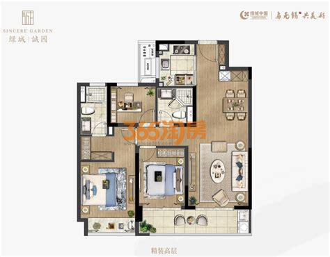 简约三居室108平米4.3万-福泰新都城装修案例-济南房天下家居装修网