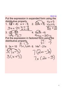Image result for Distributive Property Expanded Form