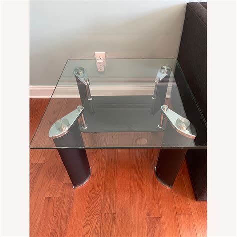 Contemporary Tempered Glass Coffee & End Tables - AptDeco