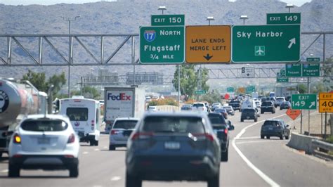 Phoenix-area freeway closures this weekend