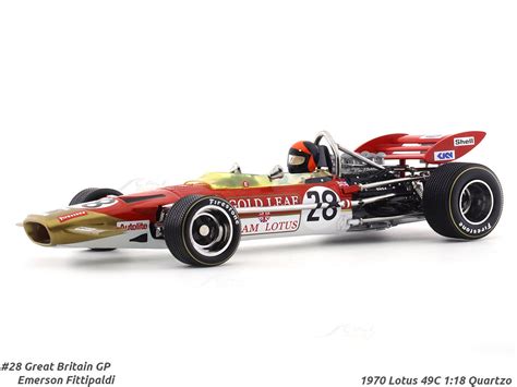 1970 Lotus 49C No. 28 Emerson Fittipaldi 1:18 Quartzo diecast scale ...