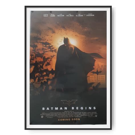 Batman Begins (2005) US One Sheet Poster - Cinema Poster Gallery