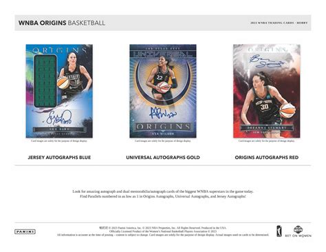 2023 Panini Origins WNBA Basketball Cards