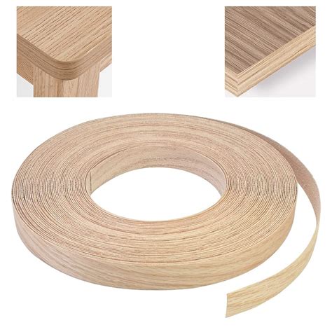 Yaanbunb 19mm Wood Veneer Strip 20m Oak Veneer Edging Tape | Desertcart ...