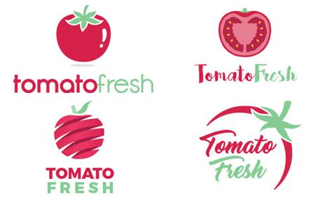 西红柿头像标志Logo设计含义，品牌策划vi设计介绍