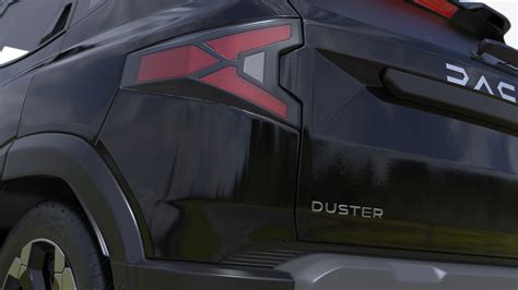 Dacia Duster 2024 Crossover Simplified Black 3D model | 3D Molier ...