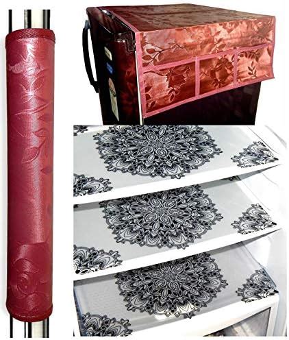 Loomantha Miles To Go. PVC 5 Piece Kitchen Handle Cover, Fridge Top ...