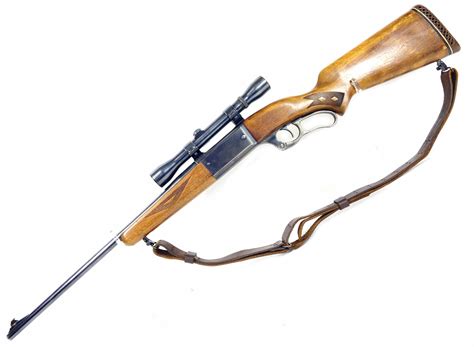 Lot - Savage Arms 99e Lever Action Rifle W/ Scope