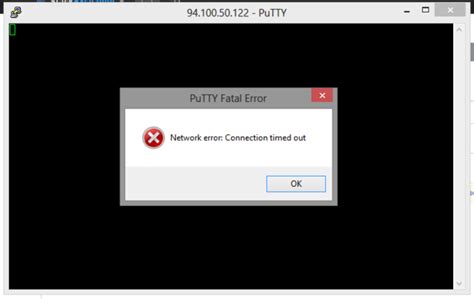 Image result for Putty Fatal Error Connection Timed Out