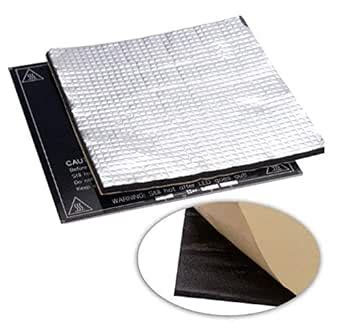 1PC 200mm X 200mm Foil Self-adhesive Heat Insulation Cotton 10mm ...