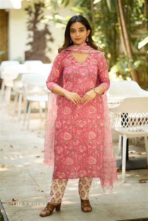 Elegant Cotton Salwar Kameez Suit For Office Wear