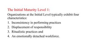 Image result for Capability Maturity Model Initial Level Picture