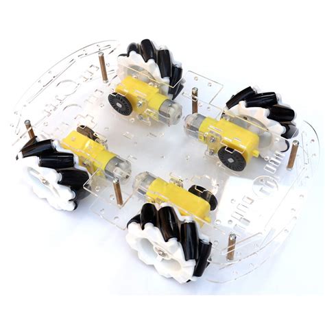 Buy Mecanum Wheel Robot Kit 4WD Omnidirectional Wheels Smart Robot Car ...