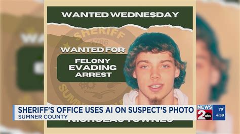 Sumner County Sheriff's Office uses AI to make suspect's photo appear ...