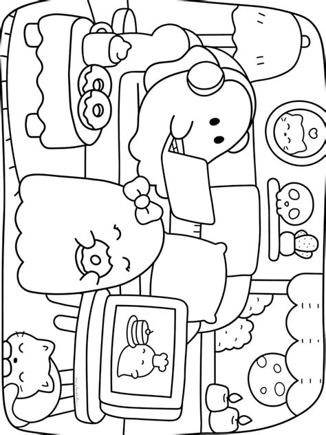 Free Printale Comfy and Cozy Coloring Pages 🌈🧸 - Coloringpagesforkids.net