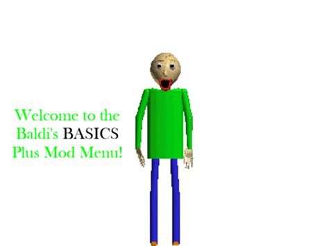 Baldi's Basics Plus Mod Menu Download 的图像结果