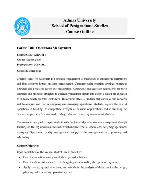 Operations Management Course 的图像结果