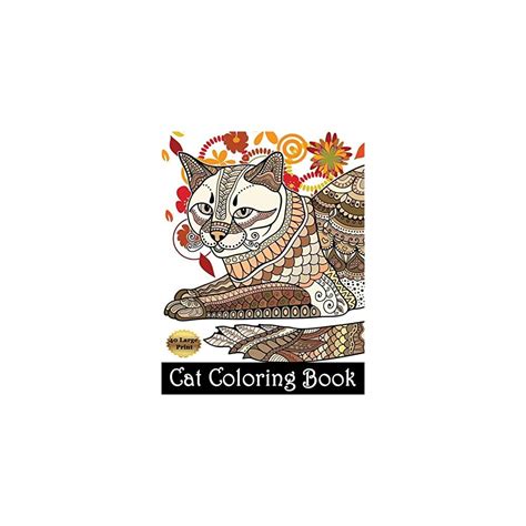Cat Coloring Book: Cat Coloring Book Cat Mandala | Ubuy India