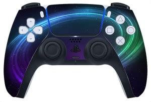 GADGETSWRAP 2005SHFL-732 colorful space vortex background PS5 ...