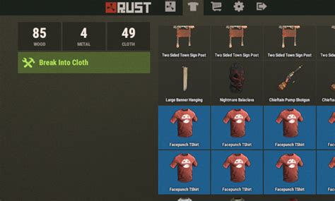 Image result for Rust Inventory Slots