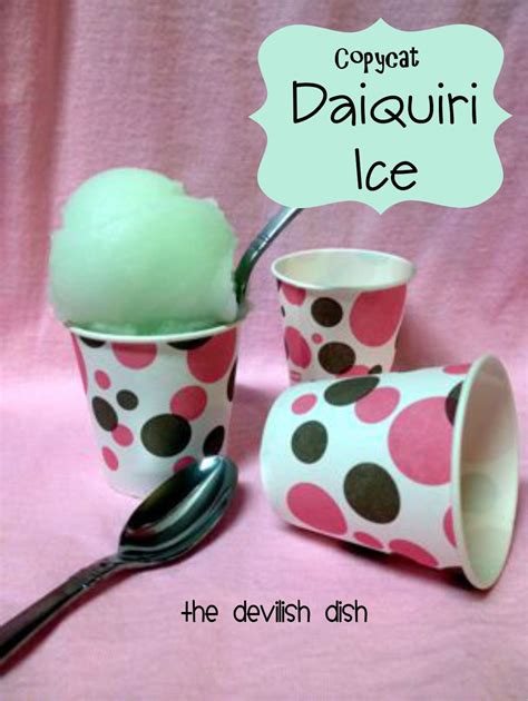 The Devilish Dish: {Copycat} Baskin Robbins Daiquiri Ice {Ice Cream}