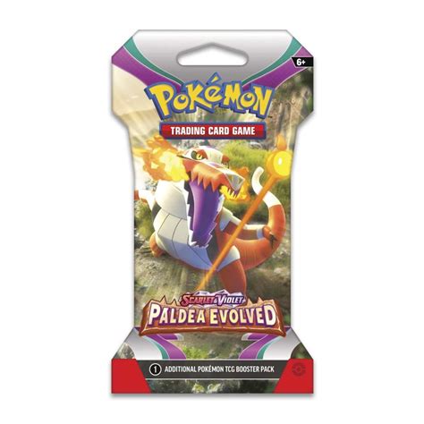 Pokémon TCG: Scarlet & Violet-Paldea Evolved Sleeved Booster Pack (10 ...