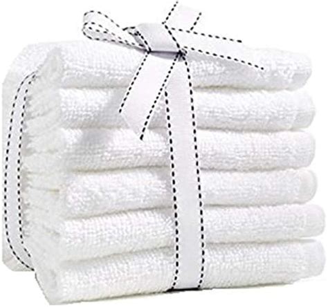 FRESH FROM LOOM Cotton Face Towel 500 GSM, Size - 12x12 inch (Set of 6 ...