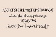 Simple cursive font, rustic font