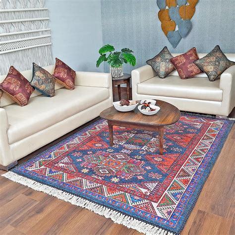 Avioni Faux Silk Carpet- Neo Ethnic Collection – Multicolour | Loomkar ...