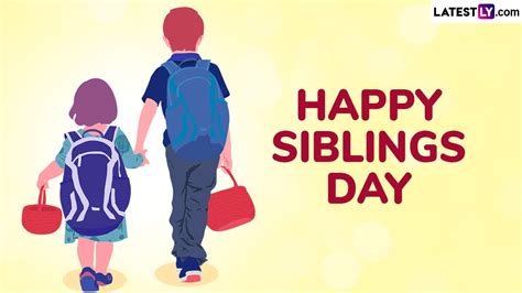 Festivals & Events News | Happy Siblings Day 2025 Greetings To Send on ...