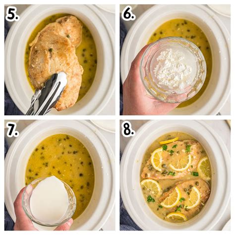 Slow Cooker Chicken Piccata - The Magical Slow Cooker