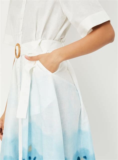 Buy Women Floral Print Belted Shirt Dress Online at just Rs. 999.0 ...