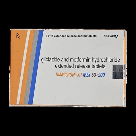 DIAMICRON XR MEX 60/500MG TABLET 14'S Price, Uses, Side Effects ...