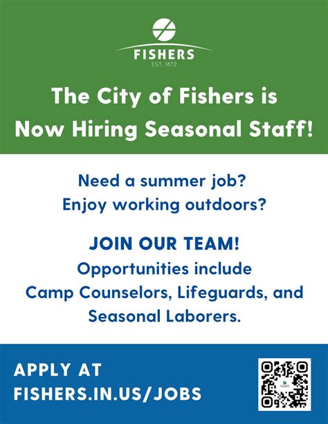 City of Fishers on LinkedIn: Now Hiring! Join our summer staff. Apply ...