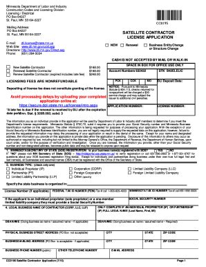 Fillable Online dli mn Satellite System Contractor Fax Email Print ...