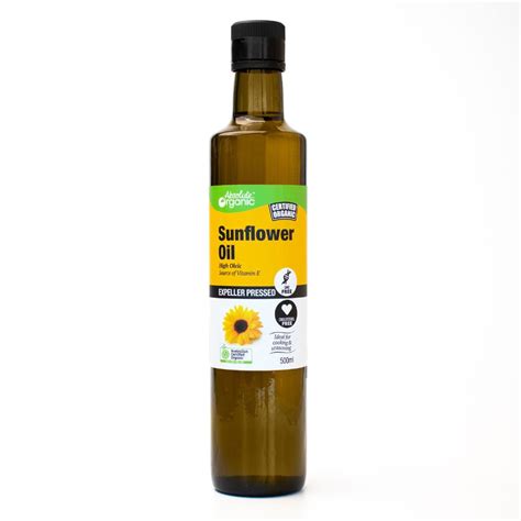 Organic Sunflower Oil 500ml | Online Shop | Absolute Organic