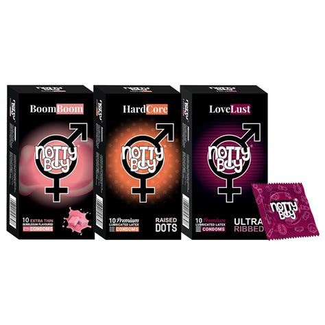 Buy NOTTY BOY Mixed Variety Pack - Ultra Ribbed, Hardcore Raised Dots ...