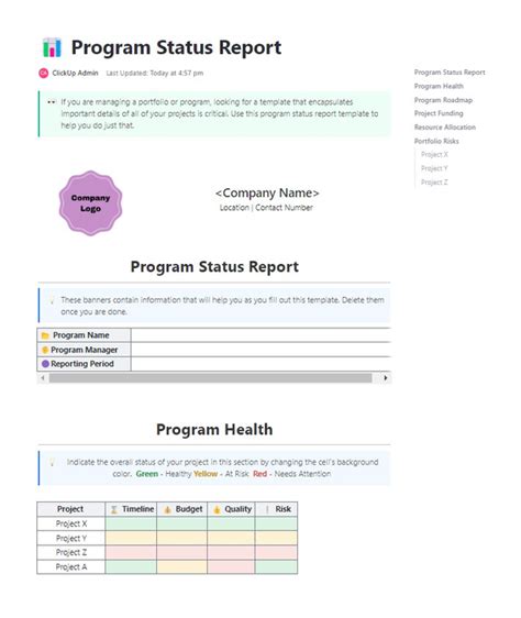 Image result for Program Report