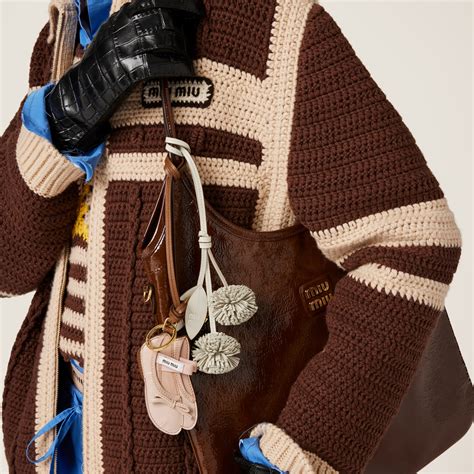 Water Lily Miu Ballet Leather Keychain Trick | Miu Miu