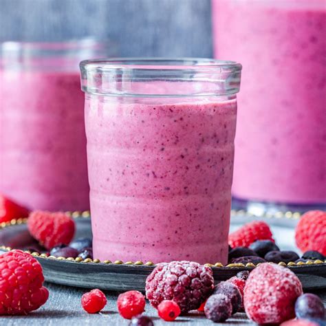 Frozen Blueberry Smoothie Healthy Blueberry Cheesecake Yogurt Smoothie