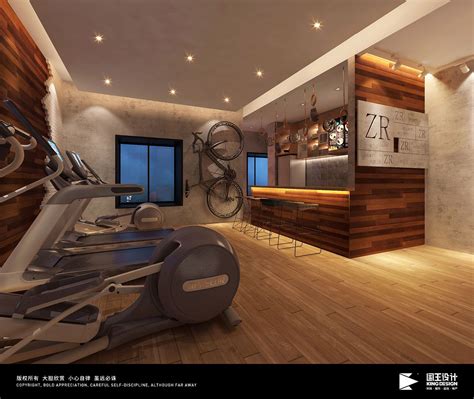 健身房设计|空间|室内设计|十米装饰 - 原创作品 - 站酷 (ZCOOL)