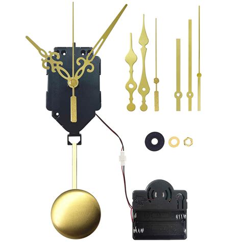 Craft Ready Quartzs Pendulums Clock Kits with Musical Chimes and Hand ...