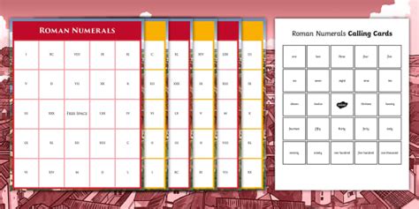 Roman Numerals Bingo Game (teacher made) - Twinkl