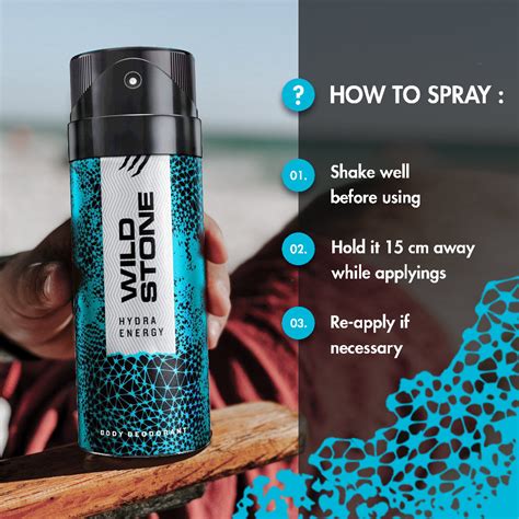 Hydra Energy Deodorant 150ml Combo Pack for Men | Wild Stone