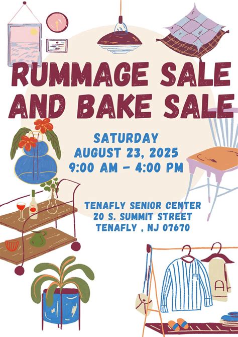 HUGE RUMMAGE SALE!, 20 SOUTH SUMMIT STREET, Tenafly, NJ, United States ...