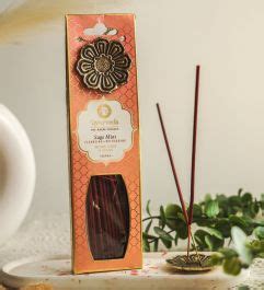 Sage Mint Luxurious Veda Incense Sticks with Holder