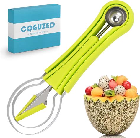 Amazon.com: CoguZed Melon Baller Scoop Set, Melon Scooper and Fruit ...